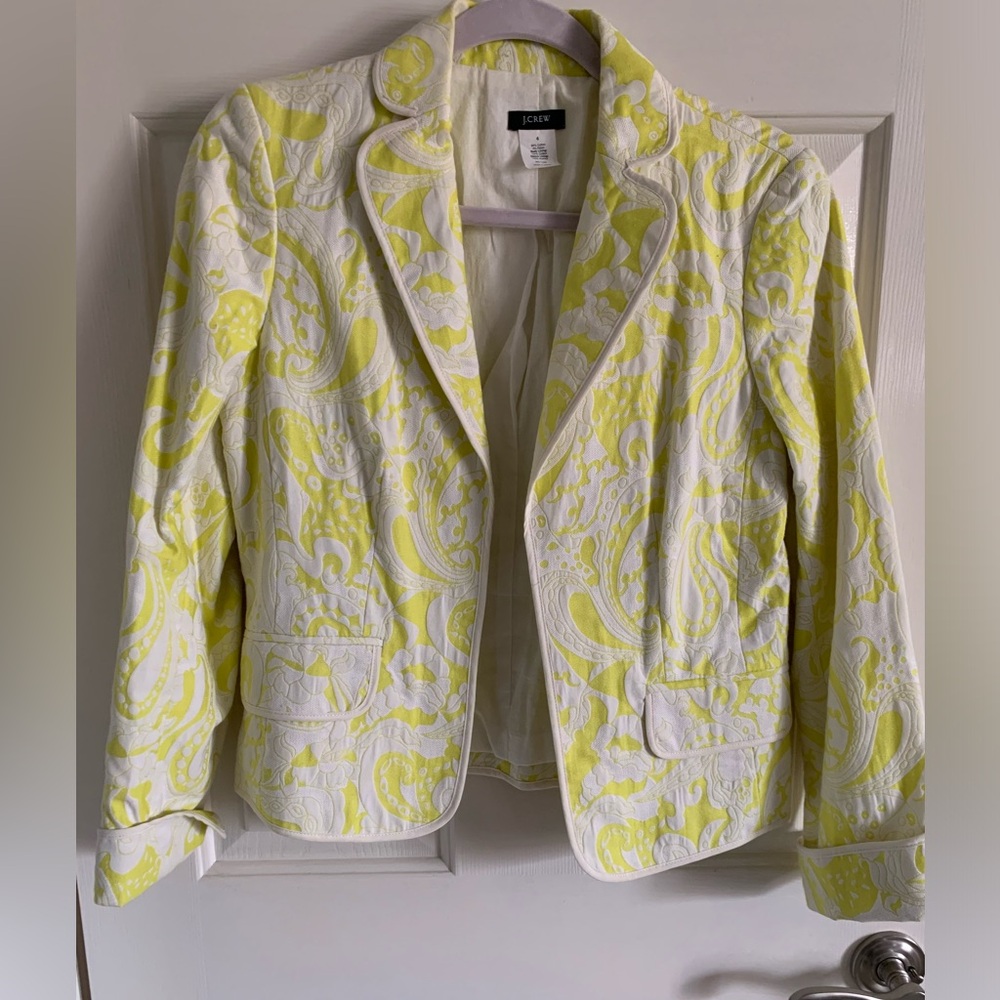 J. Crew Brocade Jacket Size 6